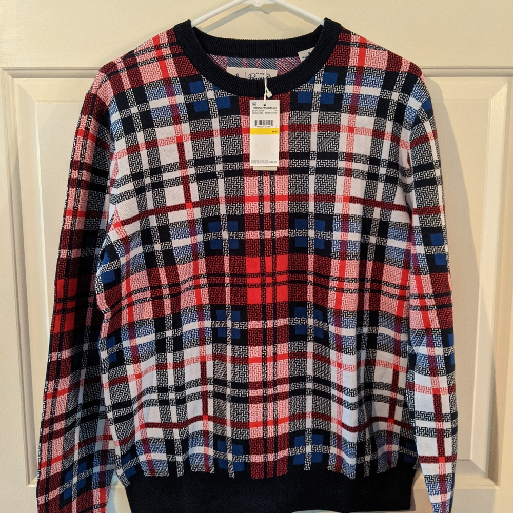 original penguin crew sweatshirt sweater sz medium